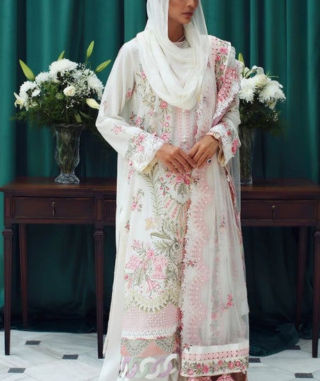 Elan Unstitched Shalimar Collection`21 ADIVA D#03