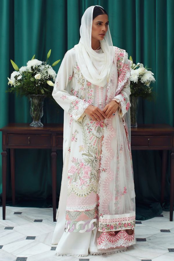 Elan Unstitched Shalimar Collection`21 ADIVA D#03