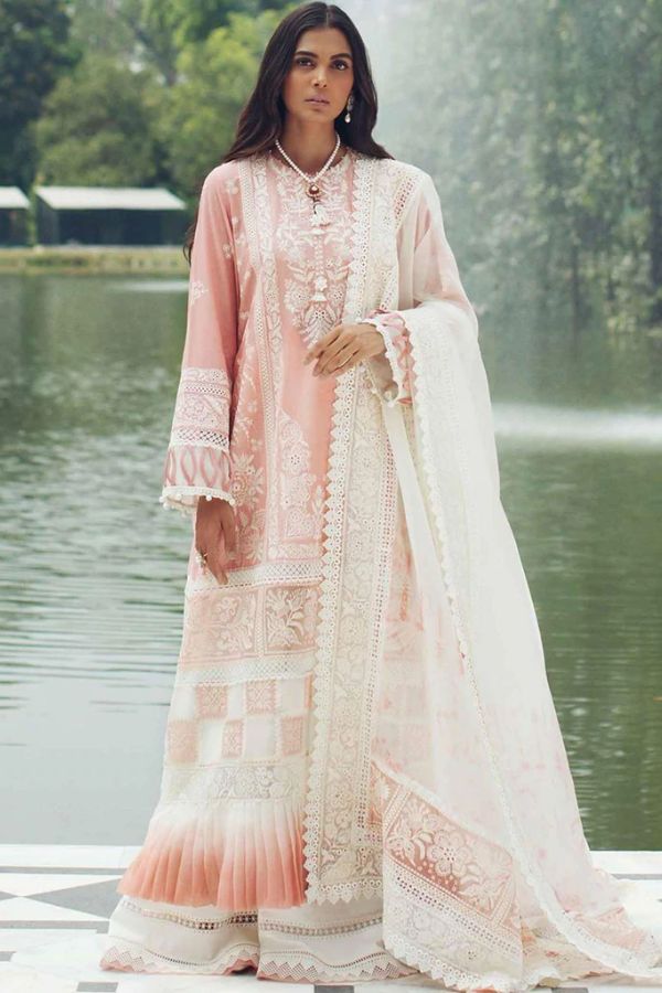 Elan Unstitched Shalimar Collection`21 SURATI D#08