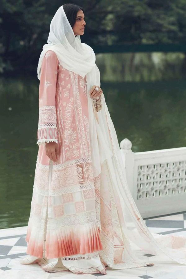 Elan Unstitched Shalimar Collection`21 SURATI D#08