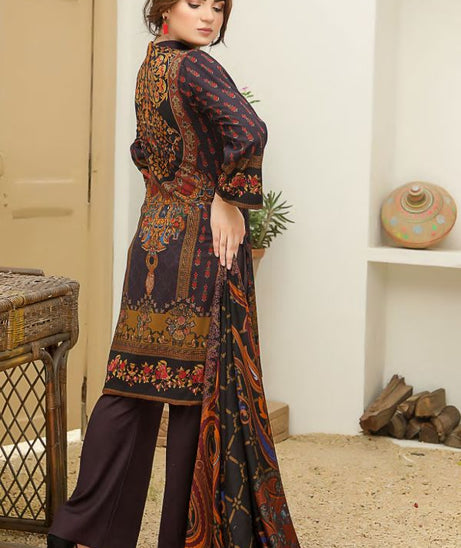 Elegant Emb Wool Shawl`21 D#07