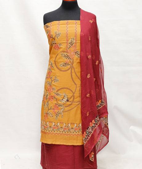 Emb Khaddar 3Pcs D#11