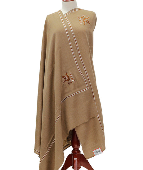 Embroiderey Shawl (Semi Pashmina) D#126-E