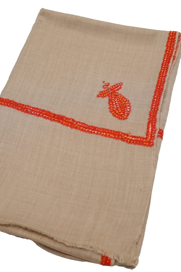 Embroiderey Shawl (Semi Pashmina) D#16-2