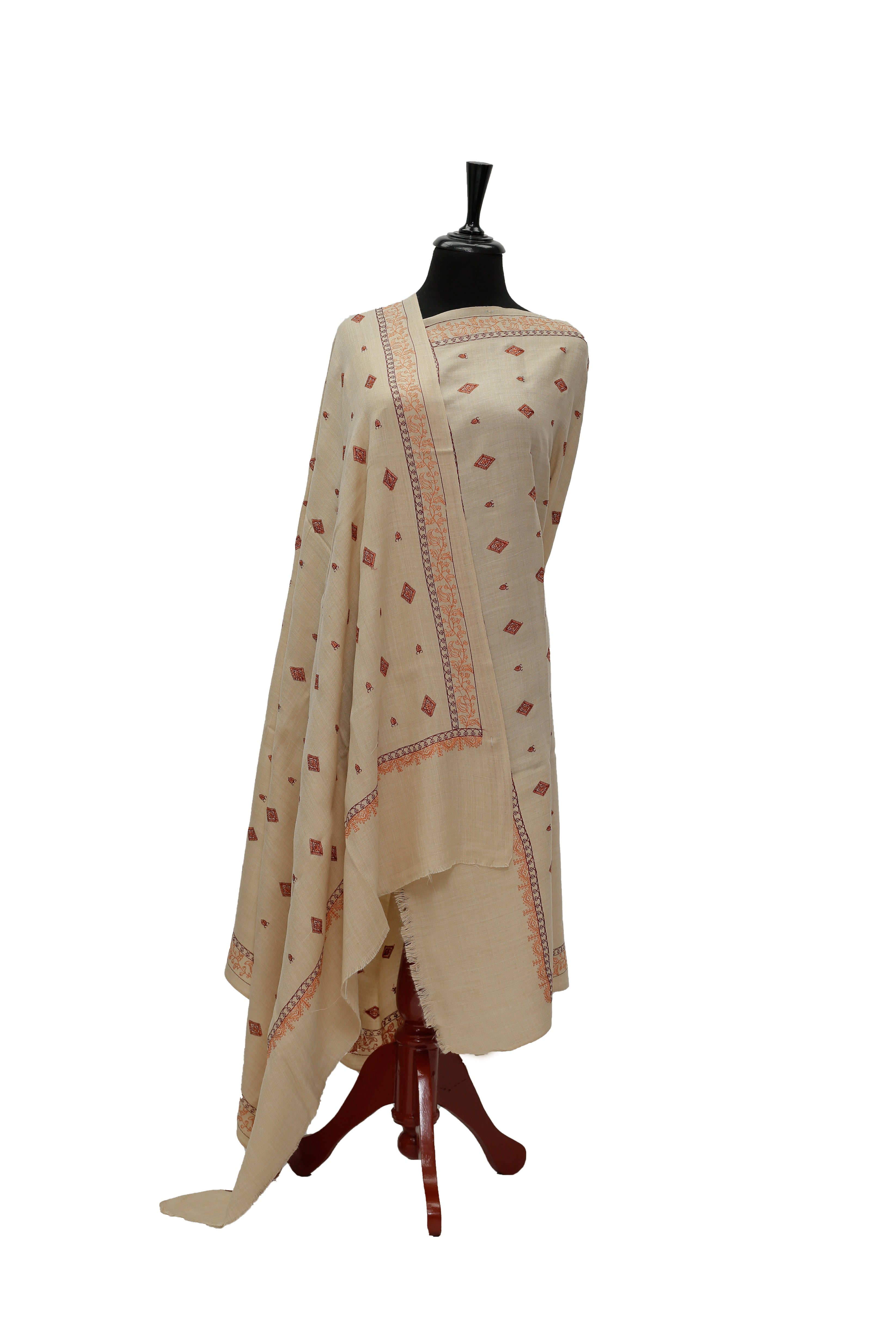 Embroiderey Shawl D#20-1