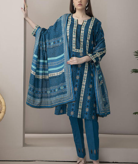 Erum Misha Print Lawn`23 (Vol-2) Zink