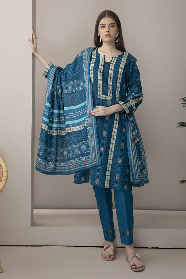 Erum Misha Print Lawn`23 (Vol-2) Zink