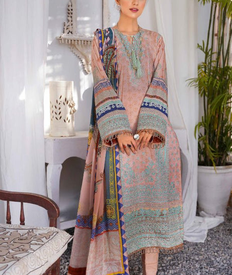 Esha Eman Emb Luxury Lawn`22 D#107