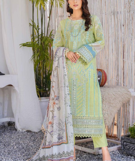 Esha Eman Emb Luxury Lawn`22 D#108