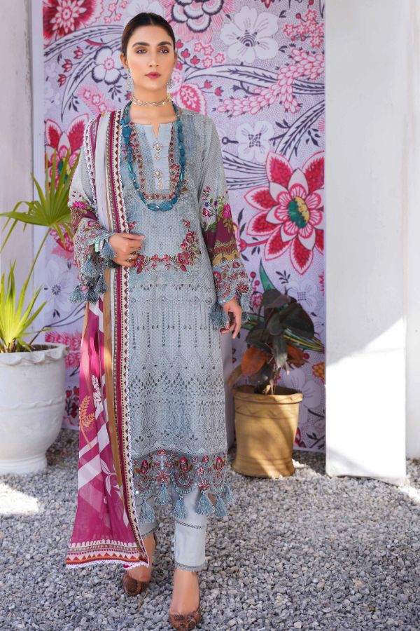 Esha Eman Emb Luxury Lawn`22 D#110