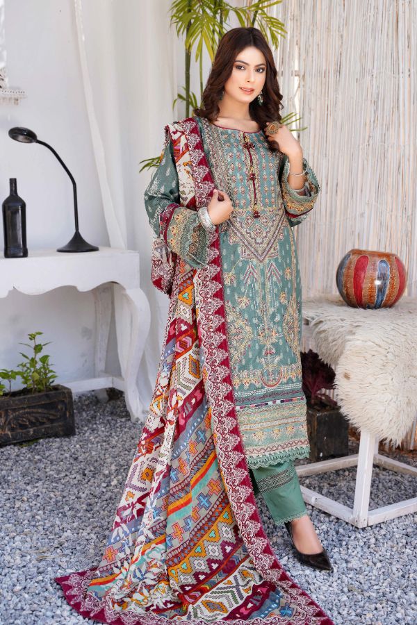 Esha Eman Emb Luxury Lawn`22 D#111-B