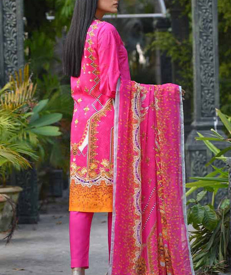 Eshaal Zahra Maaysa Linen'21 (D Pink)