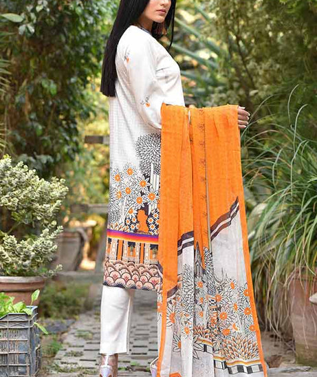 Eshaal Zahra Maaysa Linen'21 (Off White)