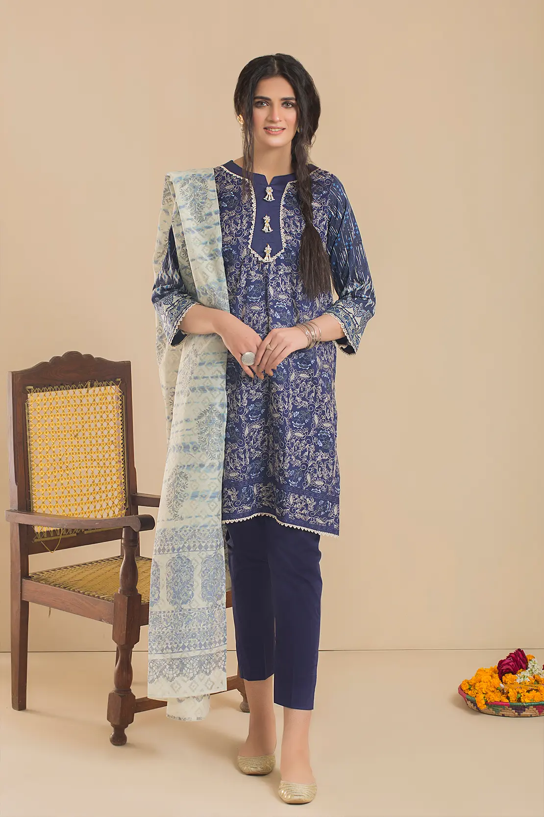 Rashid Esra Emb Lawn`23 D#7367 – Tradition Stores
