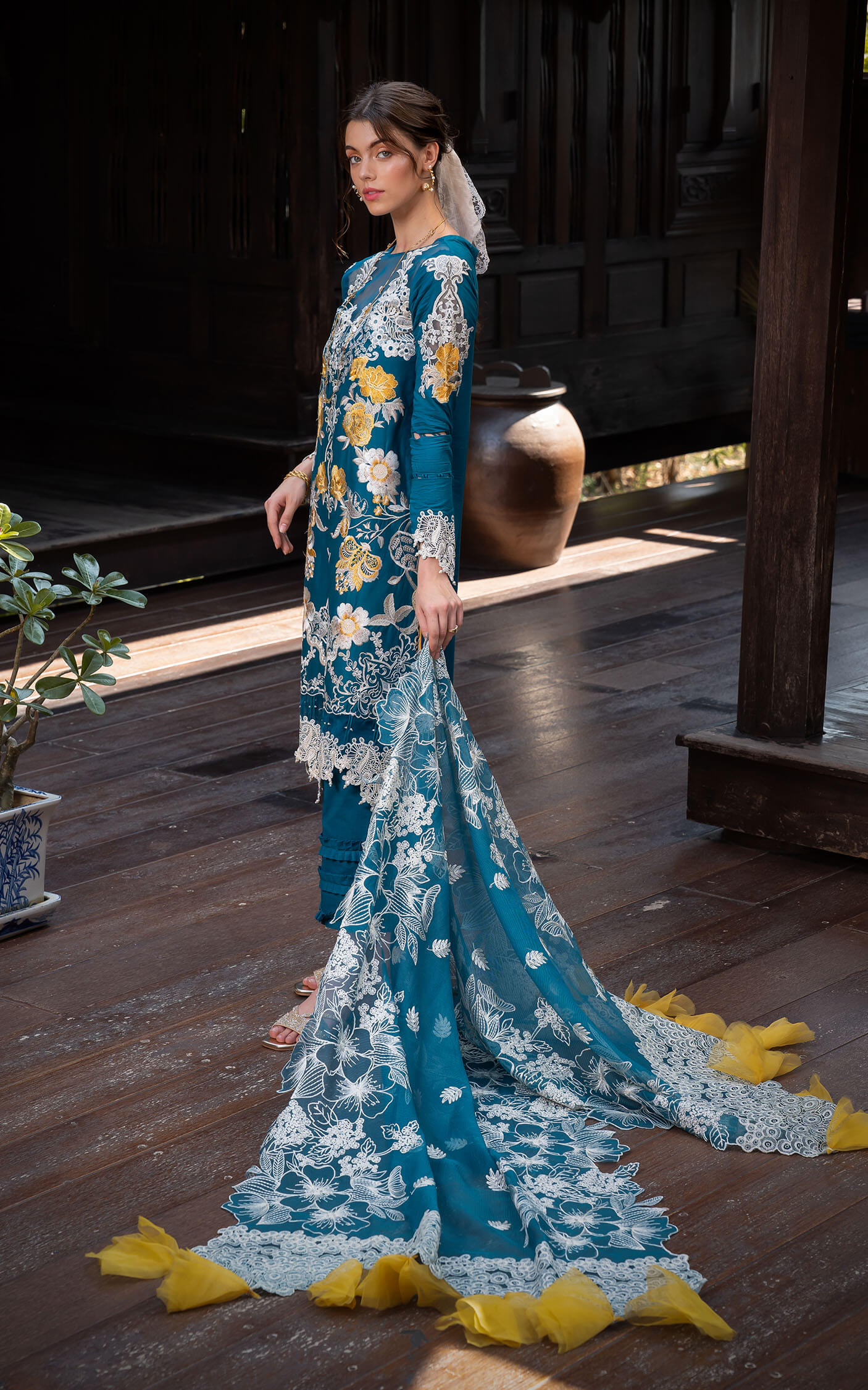 Asifa & Nabeel Luxury Lawn'24 D#11