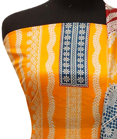 Friha & Farha Naz Lawn`22 D#824 Yellow
