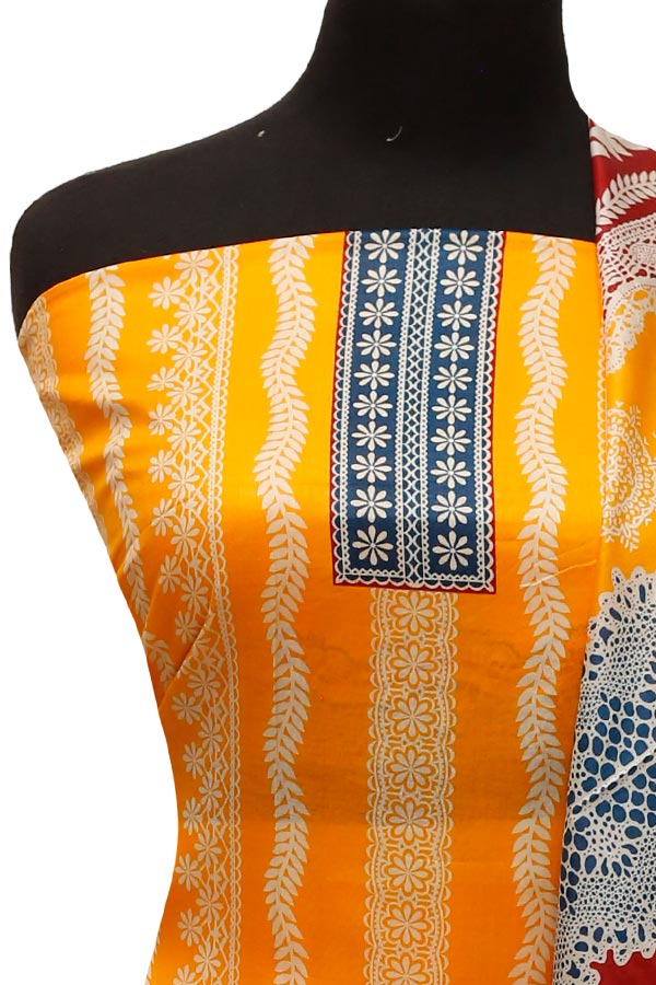 Friha & Farha Naz Lawn`22 D#824 Yellow
