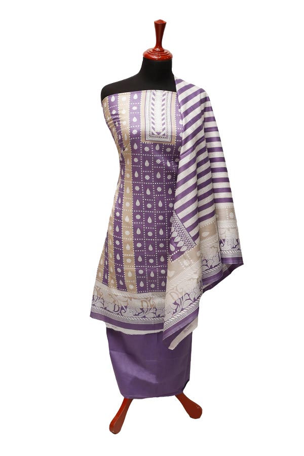 Friha & Farha Naz Lawn`22 D#825 Purple