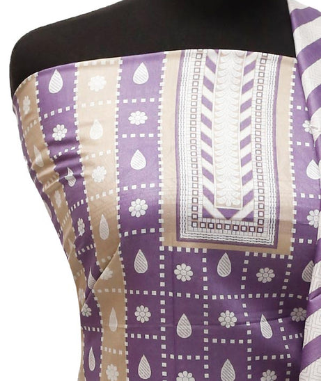 Friha & Farha Naz Lawn`22 D#825 Purple