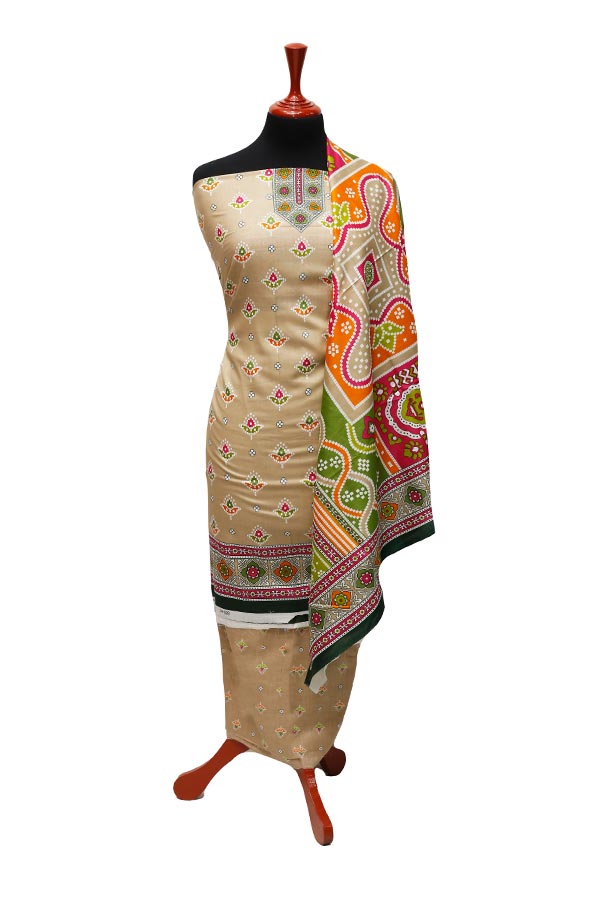 Friha & Farha Naz Lawn`22 D#828 L Brown