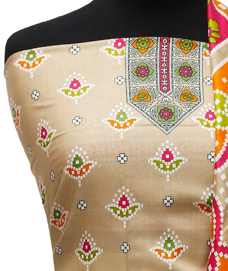 Friha & Farha Naz Lawn`22 D#828 L Brown