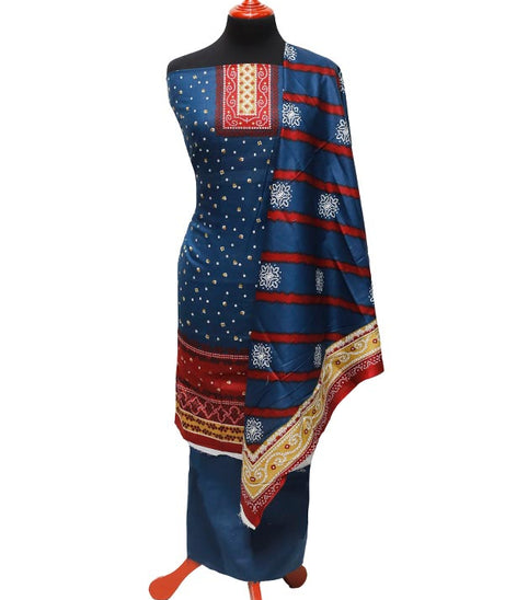 Friha &amp; Farha Naz Lawn`22 D#829 D Blue