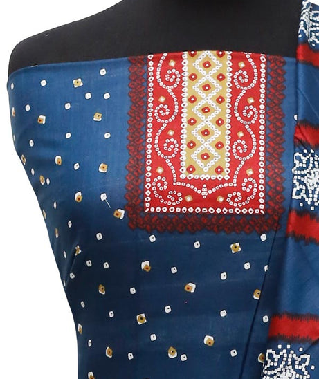 Friha &amp; Farha Naz Lawn`22 D#829 D Blue