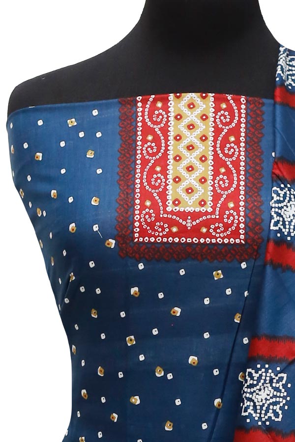 Friha &amp; Farha Naz Lawn`22 D#829 D Blue