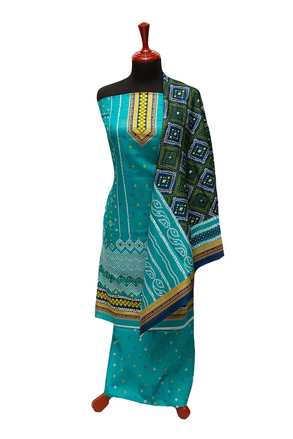 Friha & Farha Naz Lawn`22 D#831 Sea Green