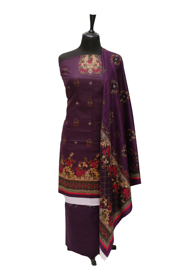 FS Moonsoon Khaddar'21 D#2204 Purple