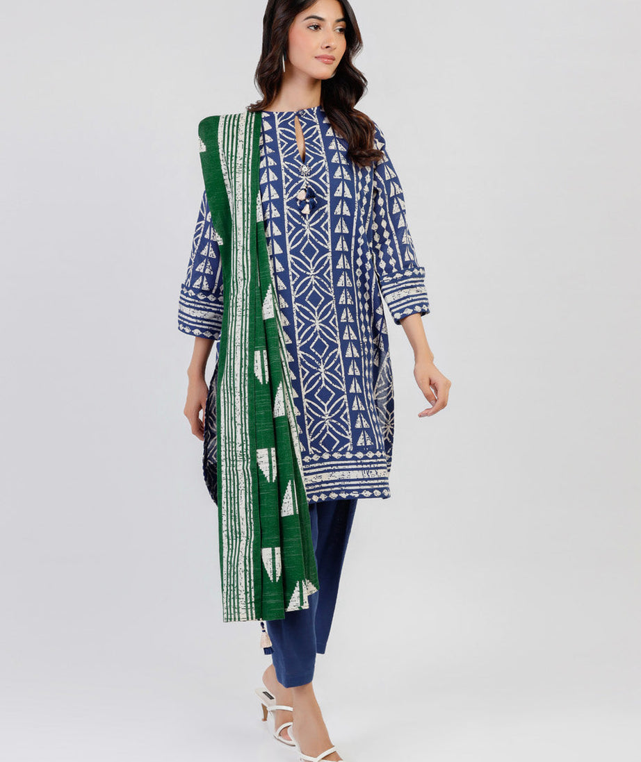 Al-Karam Winter Collection'24 FW#18.1 (BLUE)