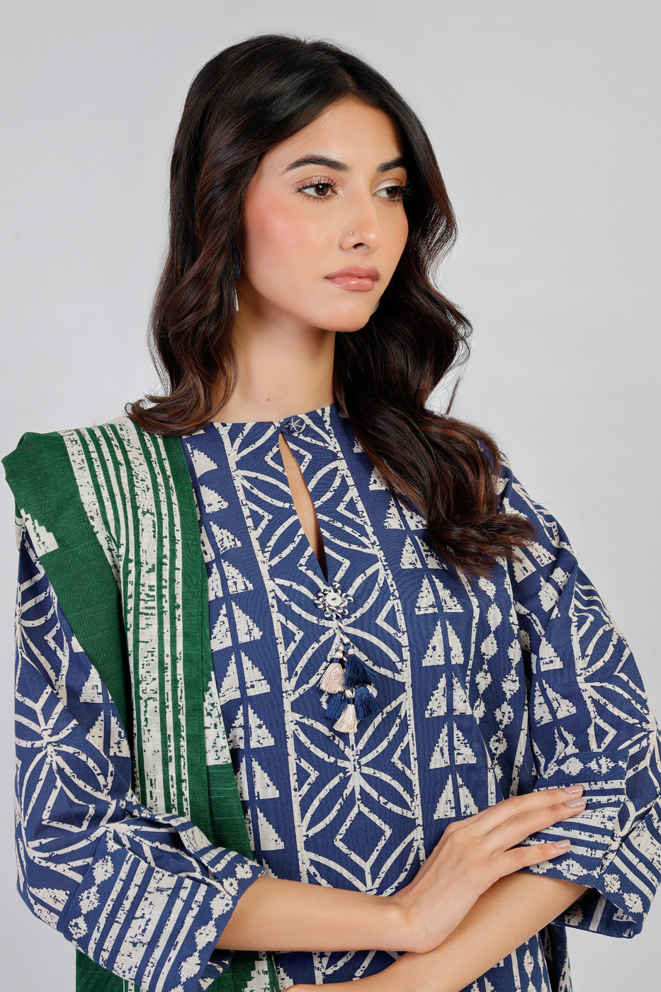 Al-Karam Winter Collection'24 FW#18.1 (BLUE)