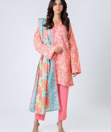 Al-Karam Winter Collection'24 FW#23.1 (L-Pink)