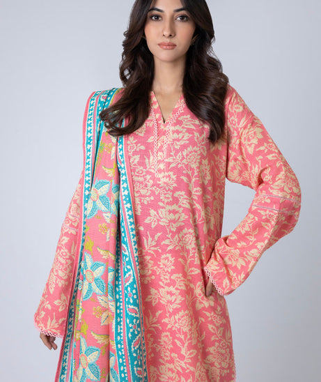 Al-Karam Winter Collection'24 FW#23.1 (L-Pink)