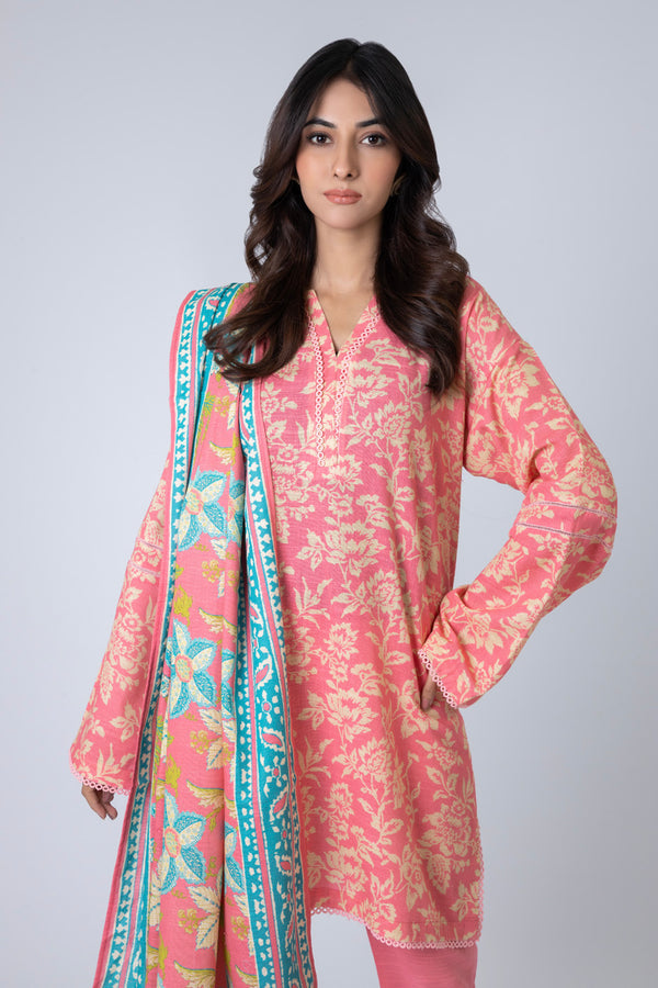 Al-Karam Winter Collection'24 FW#23.1 (L-Pink)