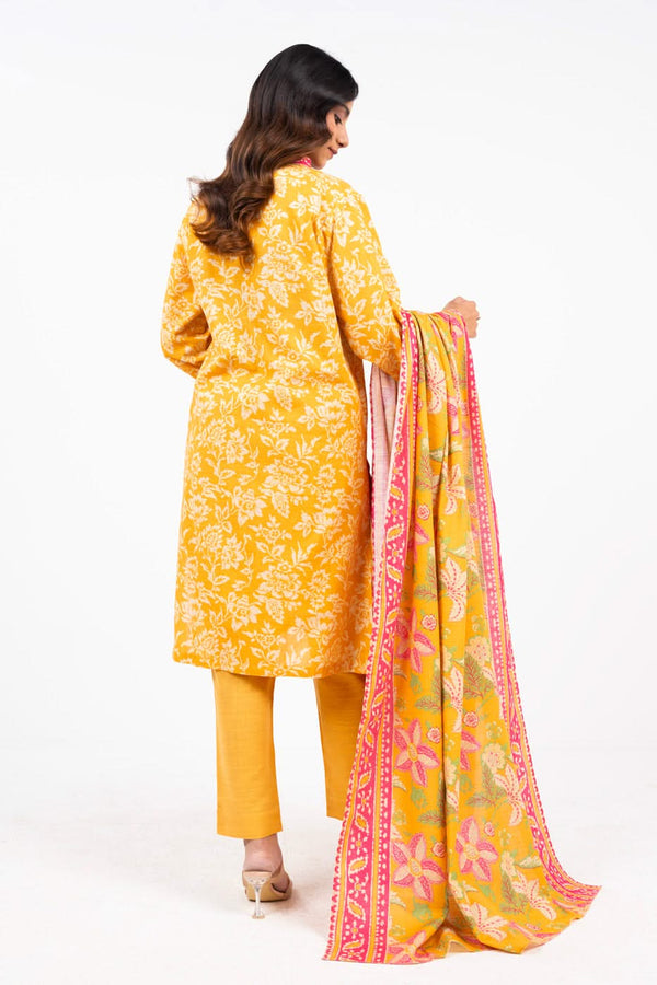 Al-Karam Winter Collection'24 FW#23.1 (Yellow)