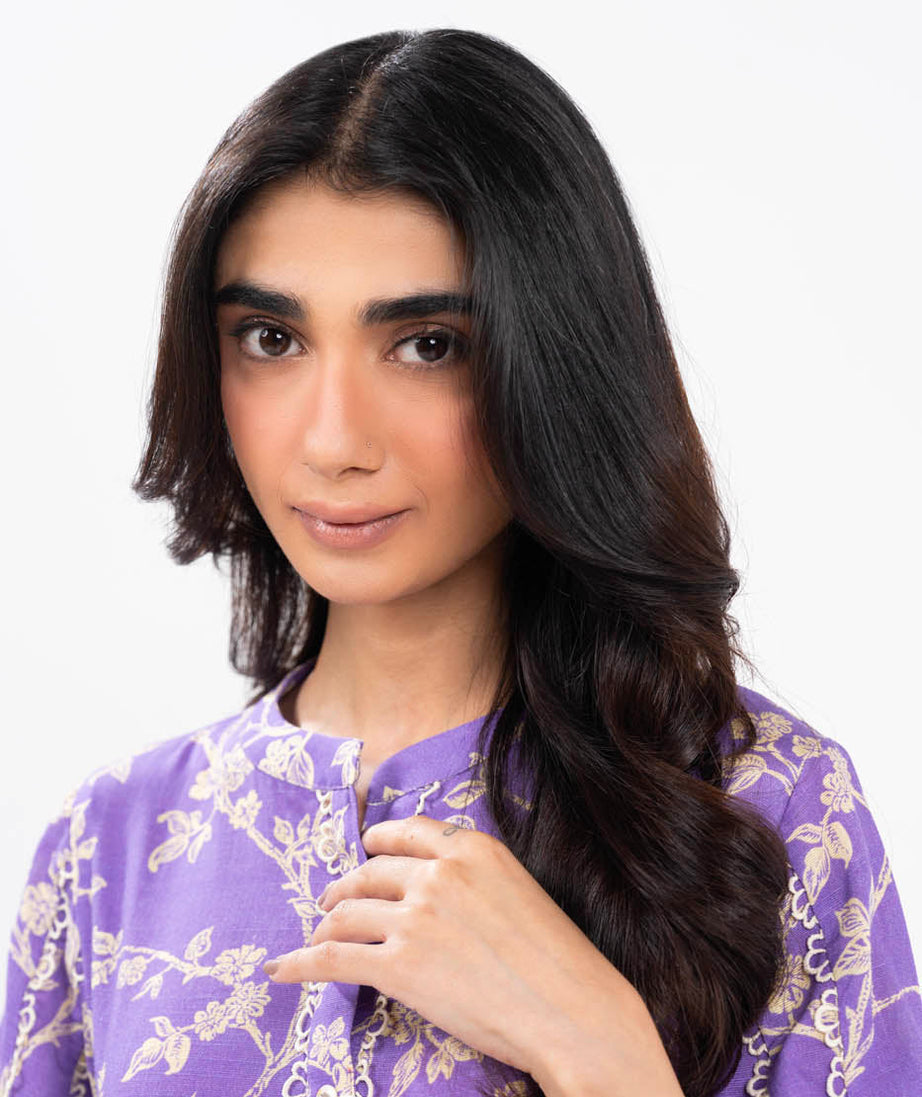Al-Karam Winter Collection'24 FW#27.1 (PURPLE)