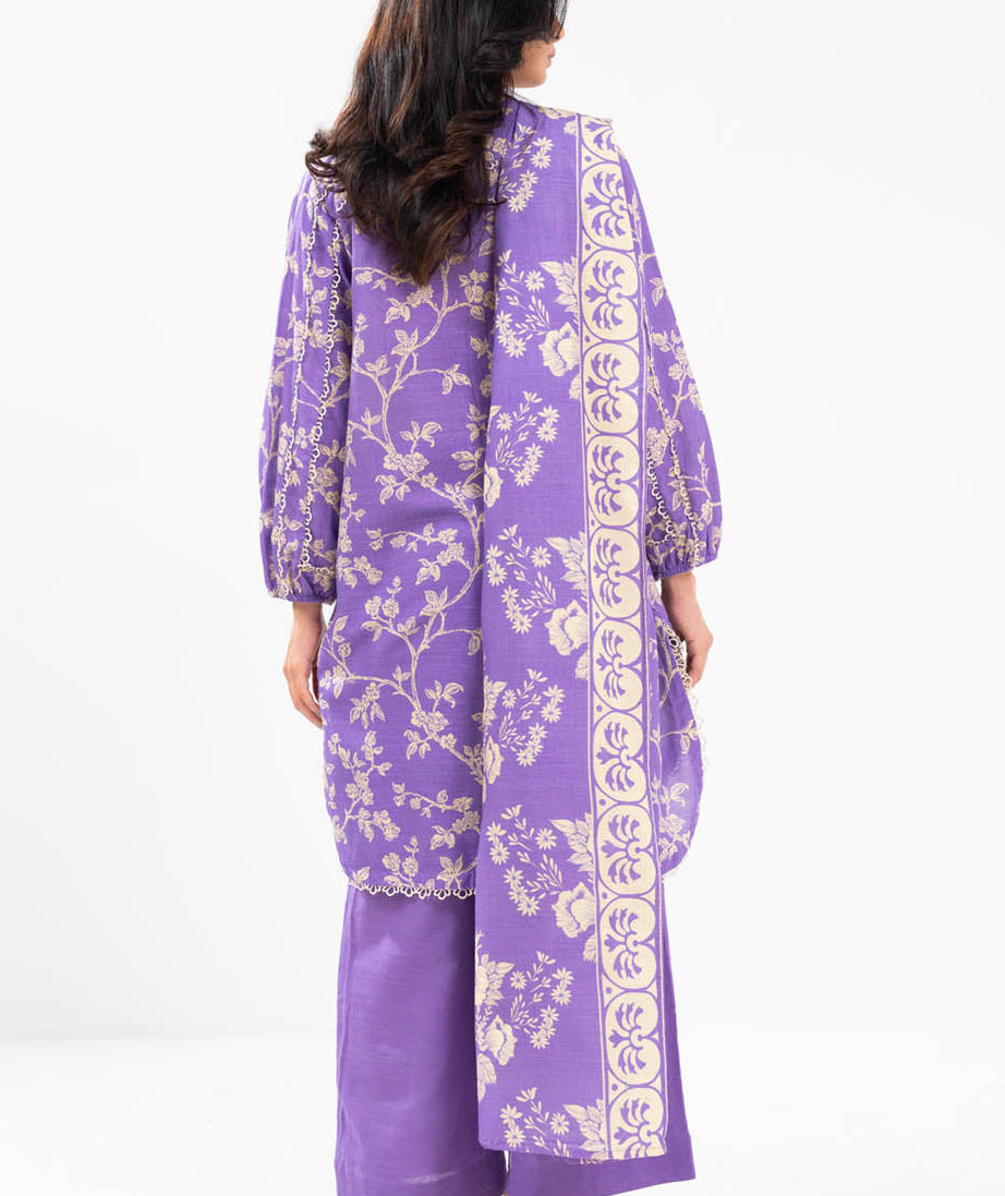 Al-Karam Winter Collection'24 FW#27.1 (PURPLE)