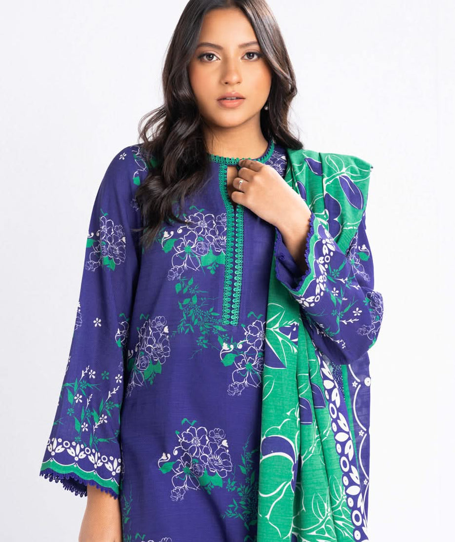 Al-Karam Winter Collection'24 FW#46.1 (Blue)