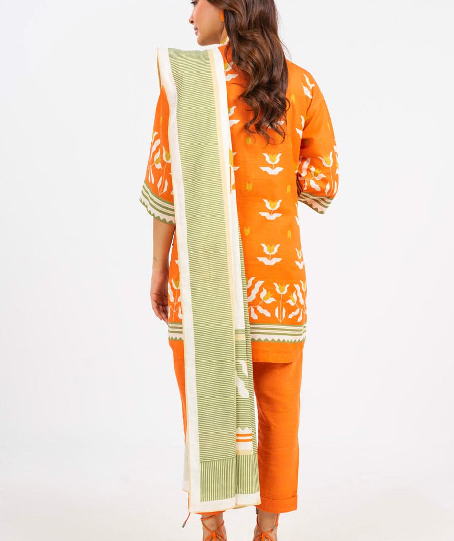 Al-Karam Winter Collection'24 FW#49.1 (ORANGE)