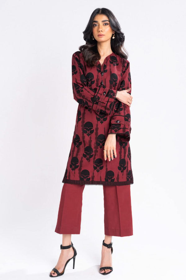 Al-Karam Winter Collection'24 FW#53.1 (Red)