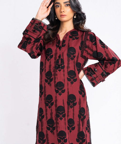 Al-Karam Winter Collection'24 FW#53.1 (Red)