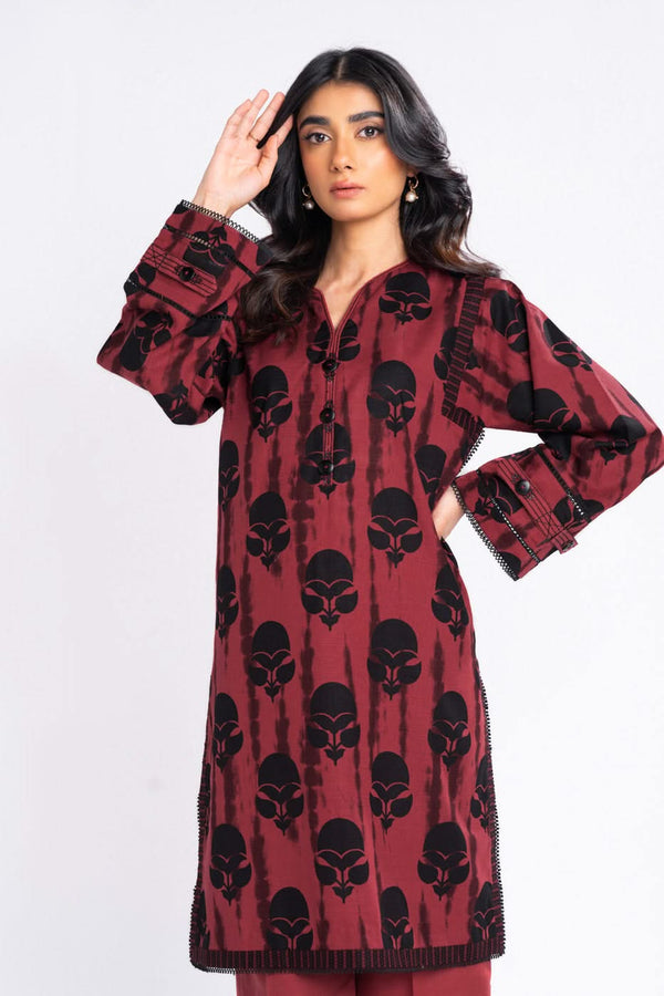 Al-Karam Winter Collection'24 FW#53.1 (Red)