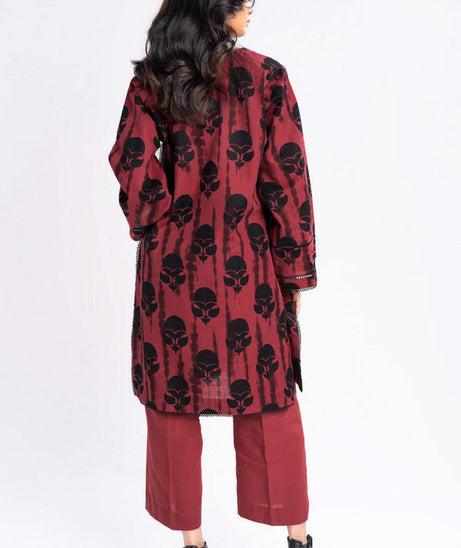 Al-Karam Winter Collection'24 FW#53.1 (Red)
