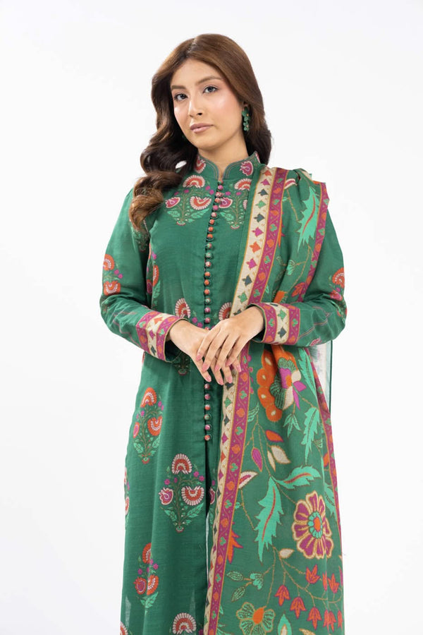 Al-Karam Winter Collection'24 FW#60.1 (Green)