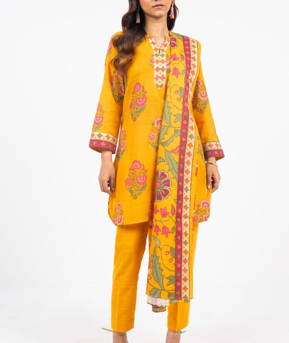 Al-Karam Winter Collection'24 FW#60.1 (YELLOW)