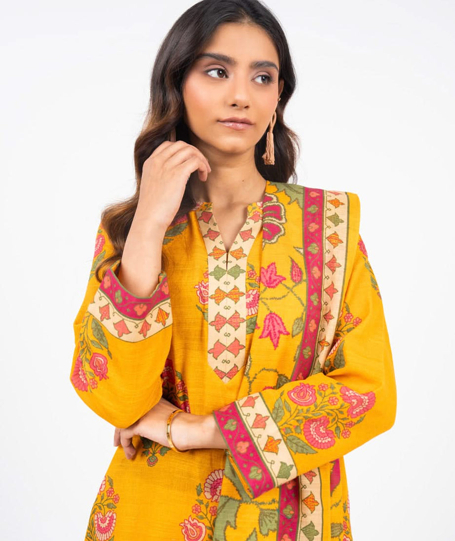 Al-Karam Winter Collection'24 FW#60.1 (YELLOW)