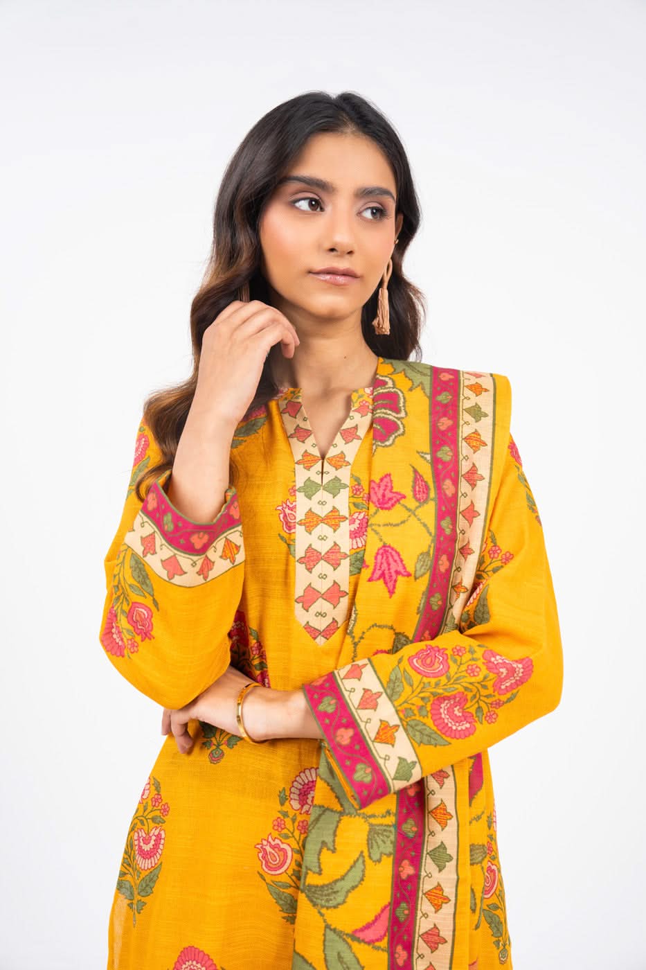 Al-Karam Winter Collection'24 FW#60.1 (YELLOW)