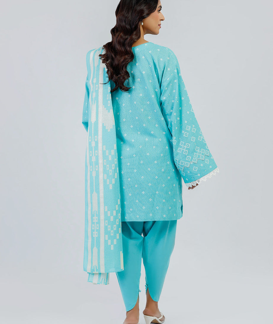 Al-Karam Winter Collection'24 FW#7.1 (Light Blue)