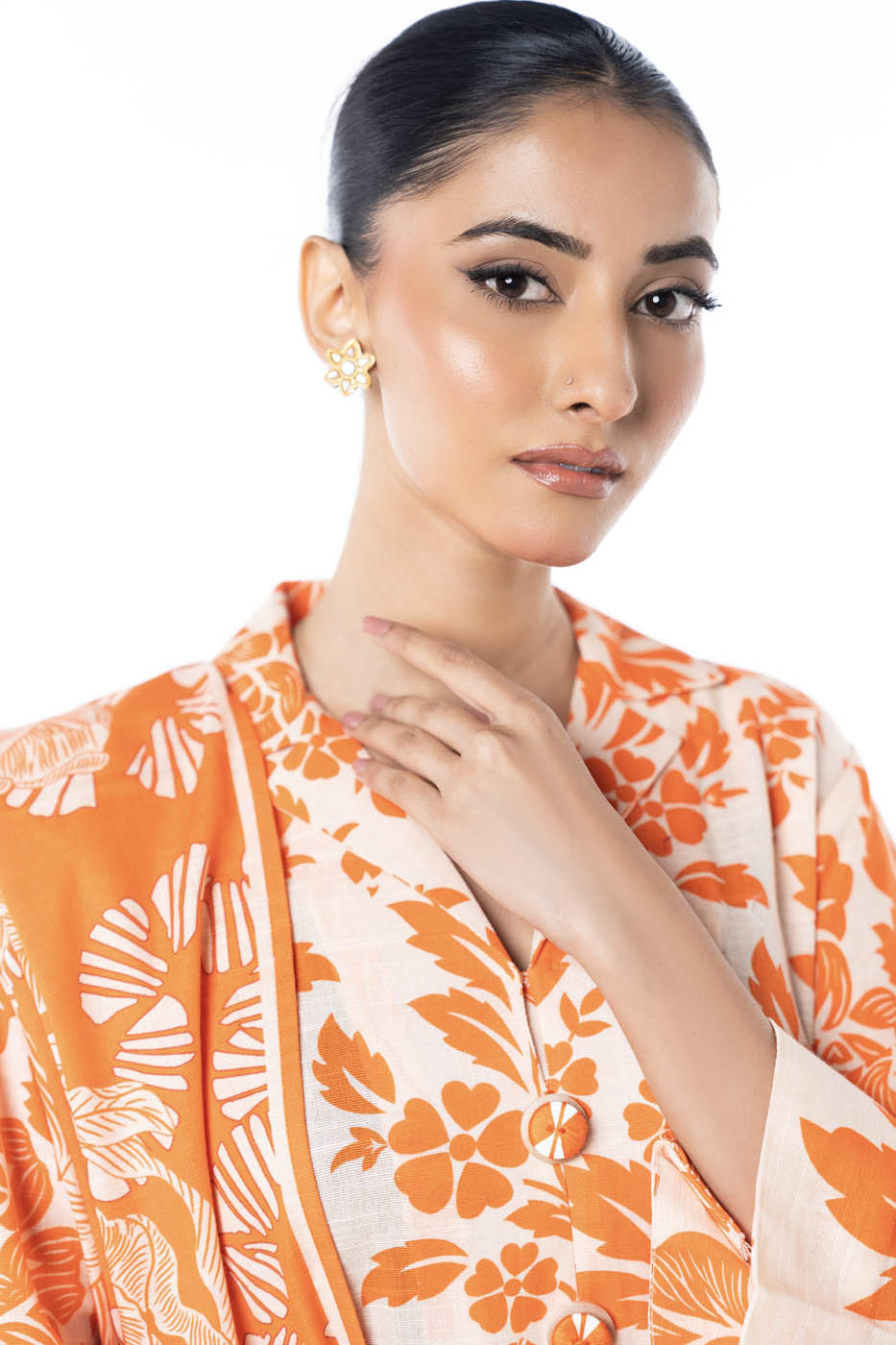 Al-Karam Winter Collection'24 FW#12 (Orange)